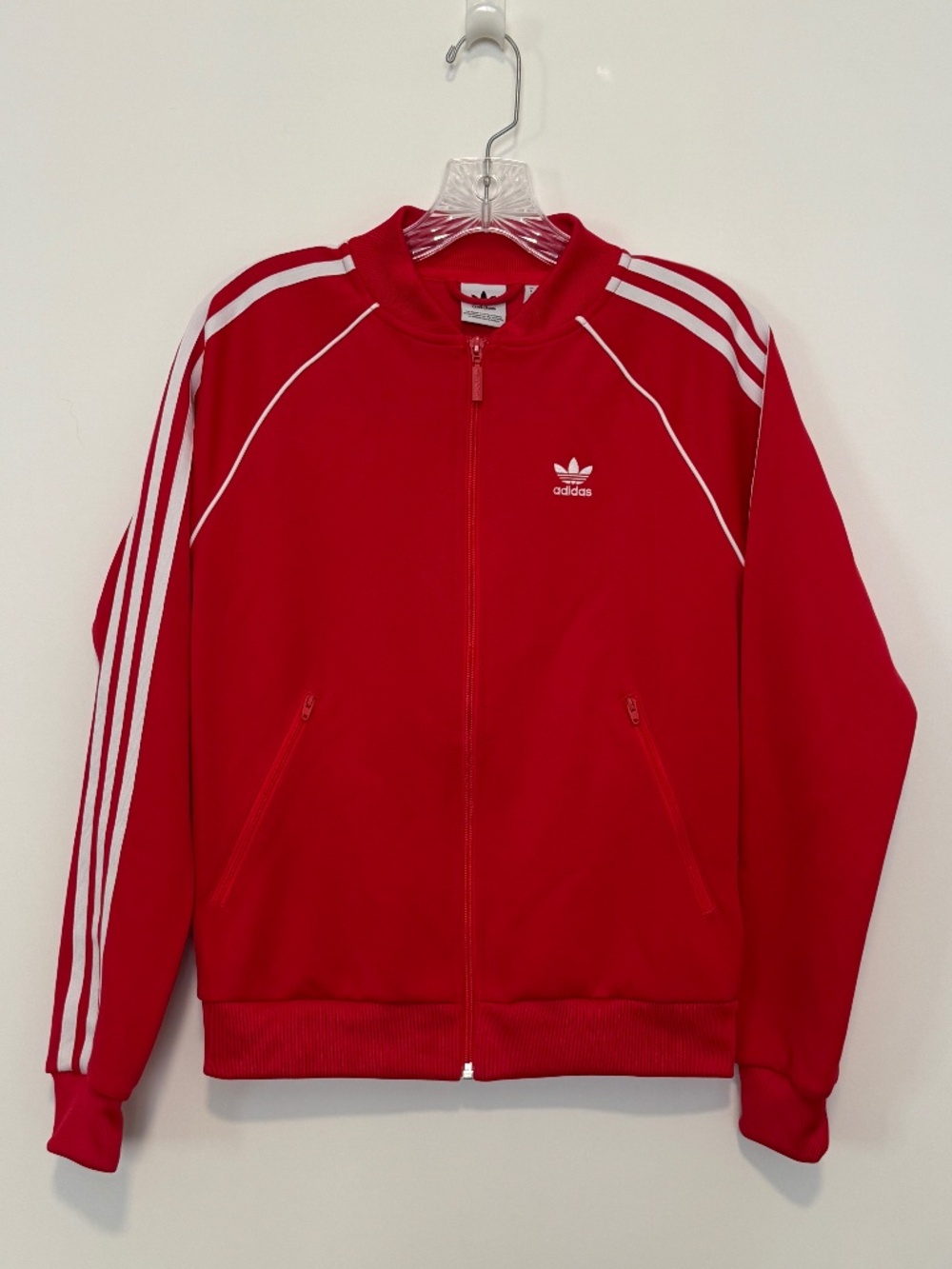 Adidas Original Red Track Jacket, size XS